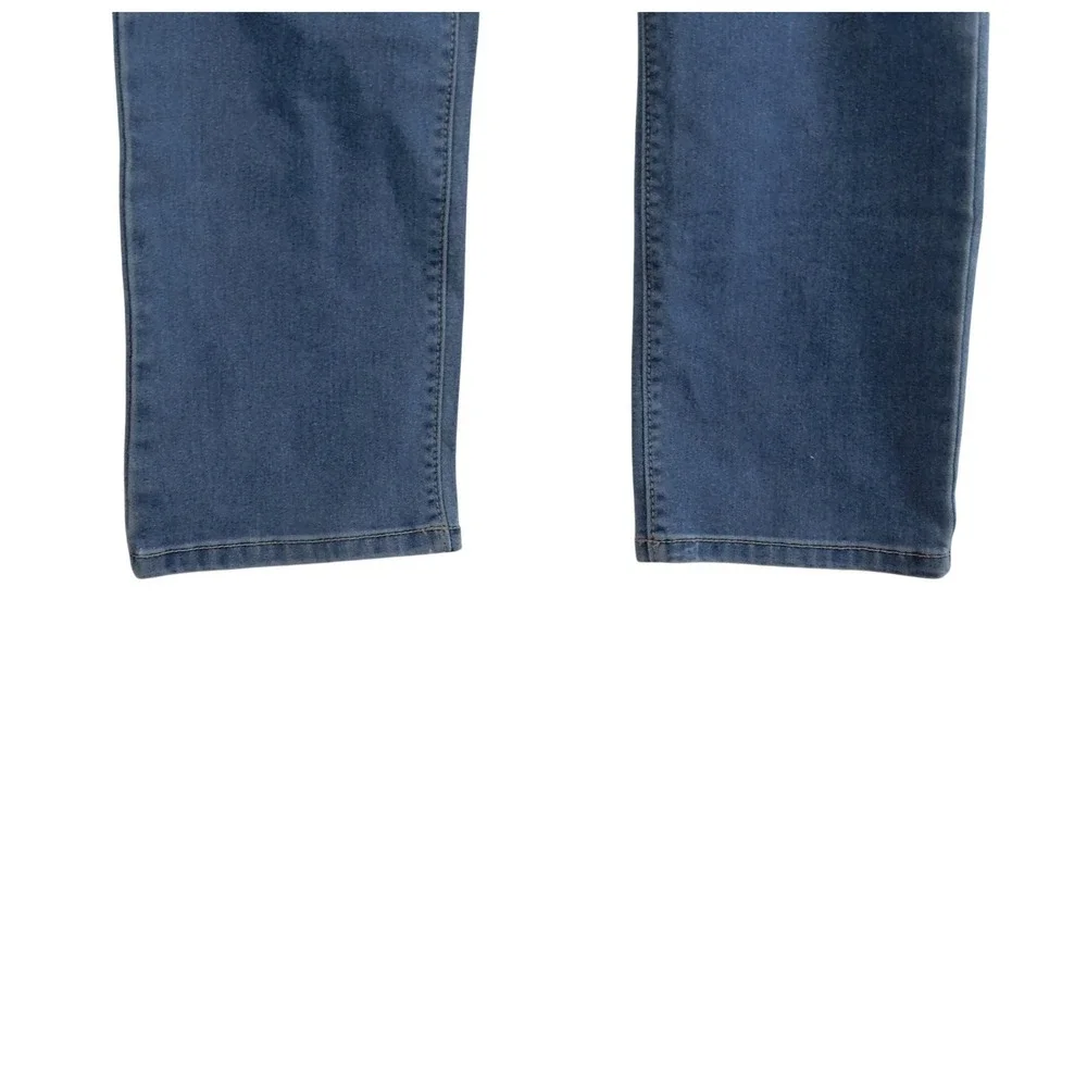 Bandolino Mandie Straight Leg Jeans Womens 10 Medium‎ Wash Blue Denim Pants